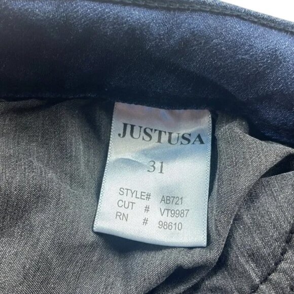 Just USA Jeans Mid-Rise Skinny Distressed Women's Size 31 - Picture 8 of 11